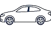 Silhouette der Karosserieform Limousine